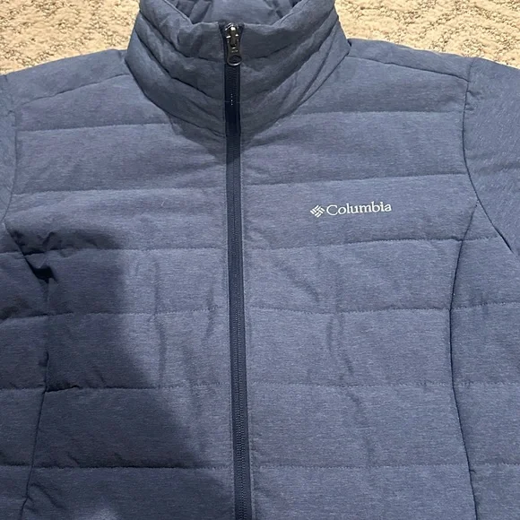 Women’s Columbia Steel Blue Quilted Jacket - Picture 2 of 6